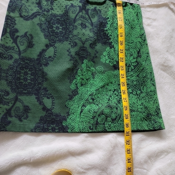 Desigual Fairycore Green Boho Paisley Sleeveless Scoopneck Midi Dress Whimsygoth - Picture 5 of 9